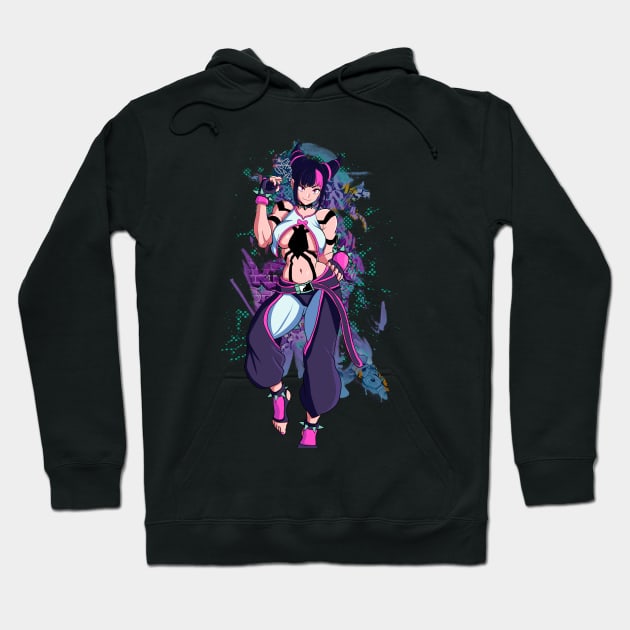 Juri - Street fighter 6 Hoodie by wenderinf